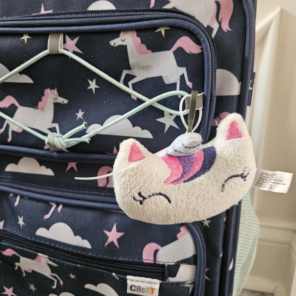 Kids Unicorn Carry On Rolling Luggage - Picture 4 of 16